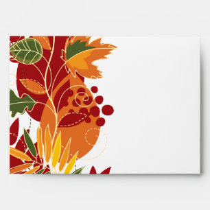 5x7  Envelope Option 5 Fall Foliage Leaves