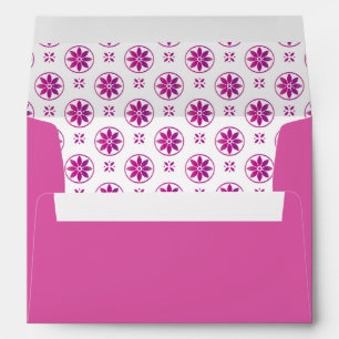 5x7  Envelope Option 5 Magenta Purple Formal Flowe