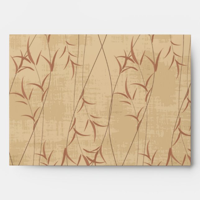 5x7  Envelope Option 5 Oriental Flowers (Front)