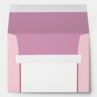 5x7  Envelope Option 5 Pink/Purple Chinese Scrolls
