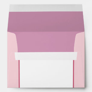 5x7  Envelope Option 5 Pink/Purple Chinese Scrolls
