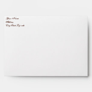 5x7  Envelope Option 5 Western Cowgirl Hat/Boots B