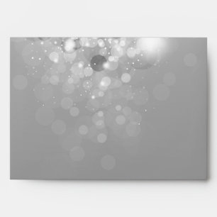 5x7 Envelope Red on Silver Masquerade Christmas