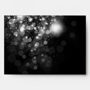 5x7 Envelope Red on Silver Masquerade Christmas