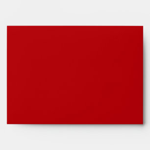 5x7 Envelope Tan Black Outside Red Damask Inside
