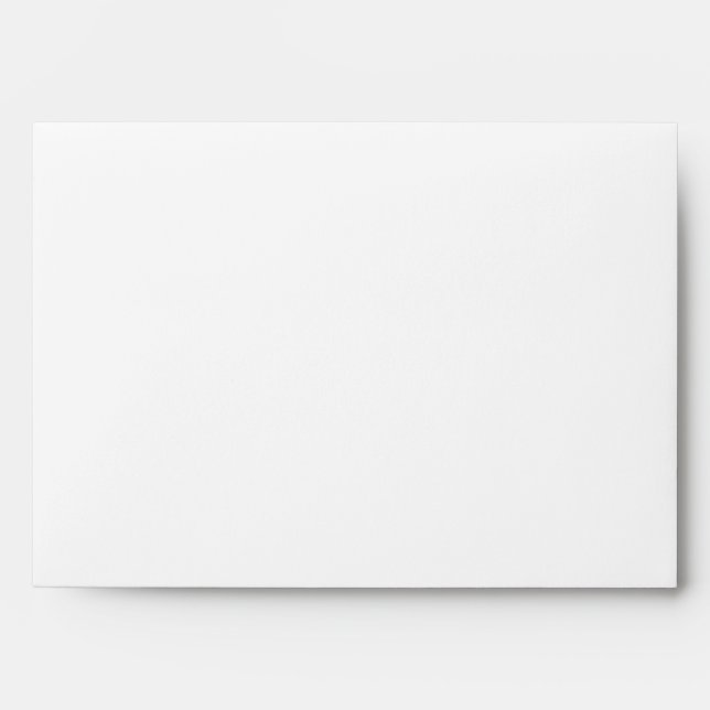5x7 Envelope White Outside Crimson Red Inside (Front)