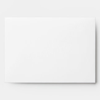 5x7 Envelope White Outside Crimson Teal Inside
