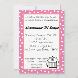 5x7 Fancy Shower Invitation