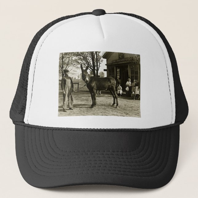 5x7 GLASS NEGATIVE  Milwaukee Mule Trucker Hat (Front)