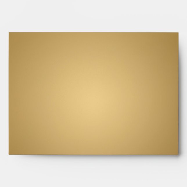 5x7 Gold Outside Black Inside Envelope (Front)
