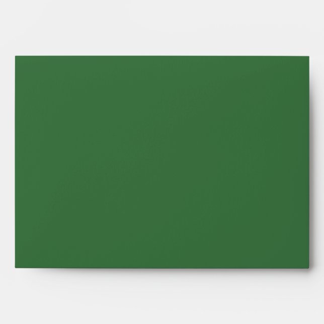 5x7 Green Outside Rain-forest Gree Inside Envelope (Front)