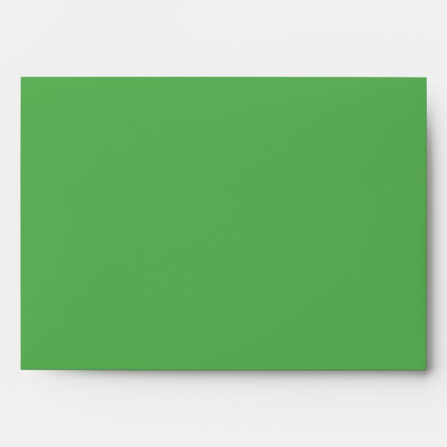 5x7 Green Outside Rain-forest Inside Envelope (Front)