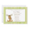 5x7 Green Woodland Moose Baby Shower Invitation