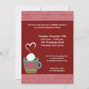 5x7 Hot Cup of Coco Invitation