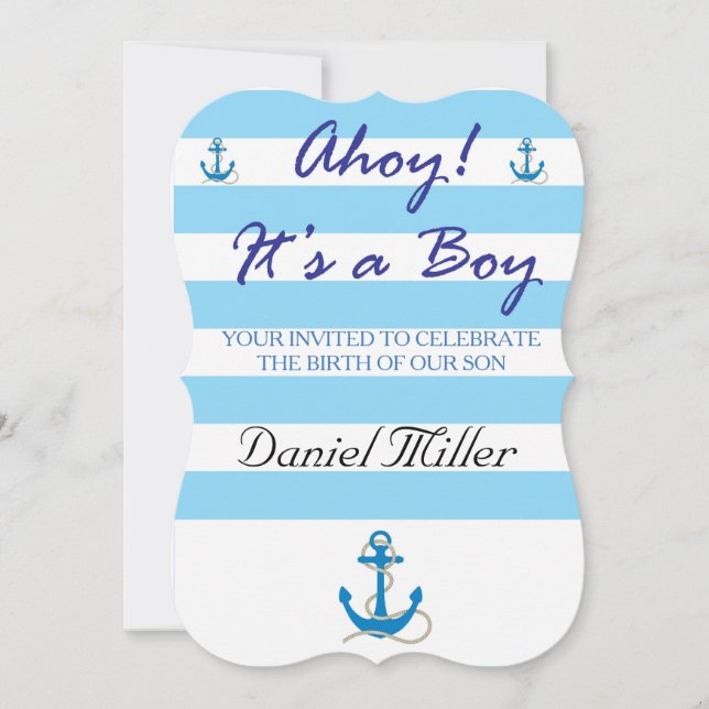 5x7 Invitation Bracket (Front)