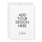 5x7" Invitation Card Custom Print