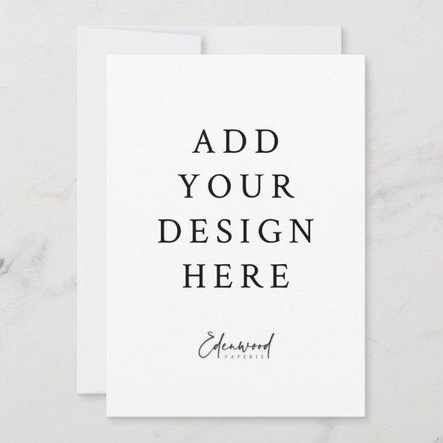 5x7" Invitation Cards (Front)