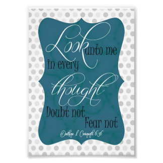 5x7 LDS Inspirational Quote Photo Print