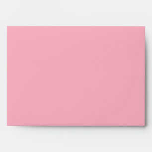 5x7 Light Pink Outside Dark Pink Inside Envelope
