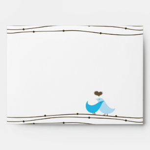 5x7 Love Birds Four Envelope