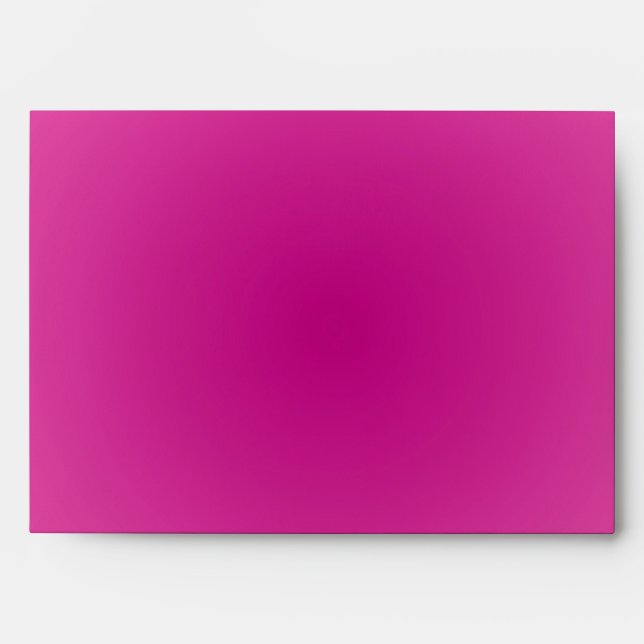5x7 Pearly Hot Pink Outside Black Inside Envelope (Front)
