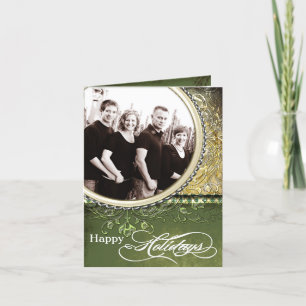 5x7 Personalised FOLDING PHOTO Christmas Card