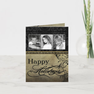 5x7 Personalised FOLDING PHOTO Christmas Card