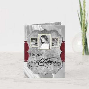 5x7 Personalised FOLDING PHOTO Christmas Card