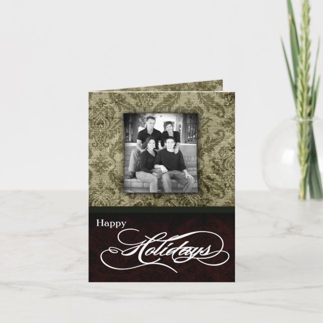 5x7 Personalised FOLDING PHOTO Christmas Card (Front)