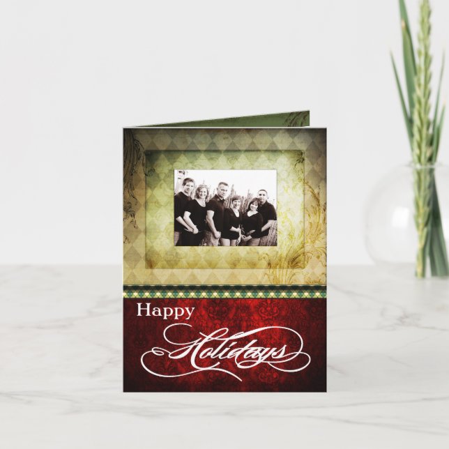 5x7 Personalised FOLDING PHOTO Christmas Card (Front)