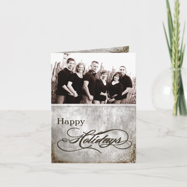 5x7 Personalised FOLDING PHOTO Christmas Card (Front)