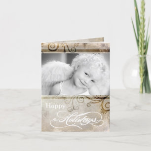 5x7 Personalised FOLDING PHOTO Christmas Card
