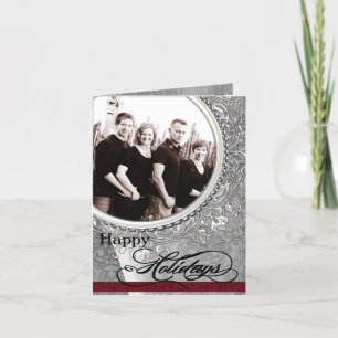 5x7 Personalised FOLDING PHOTO Christmas Card