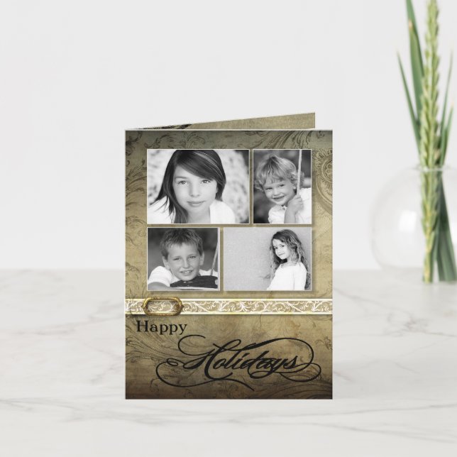 5x7 Personalised FOLDING PHOTO Christmas Card (Front)