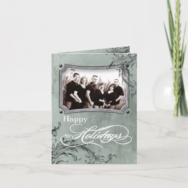 5x7 Personalised FOLDING PHOTO Christmas Card (Front)