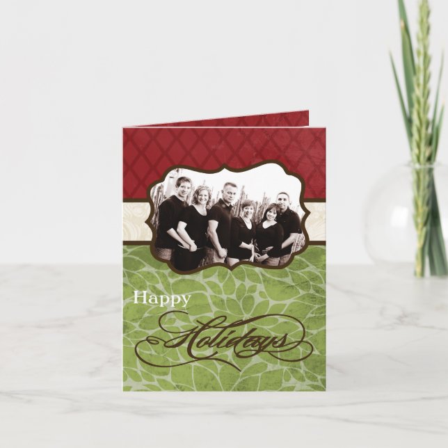 5x7 Personalised FOLDING PHOTO Greeting Card (Front)