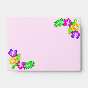 5x7 Pink Elegant Chic Floral Wedding Envelopes