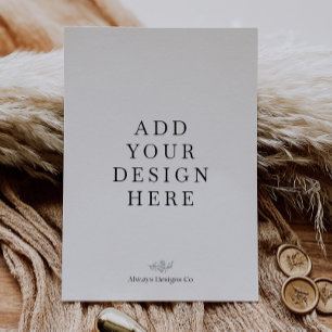 5x7" Portrait Invitation Printing