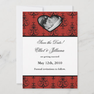 5x7 Save the Date Photo Engagement Announcement