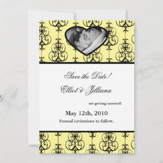 5x7 Save the Date Photo Engagement Announcement