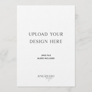 5x7" Single Sided Card Printing