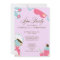 5x7 Spa Party Birthday Party Invitation