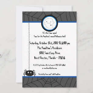 5x7 Spooky Fun Halloween Party Invitation