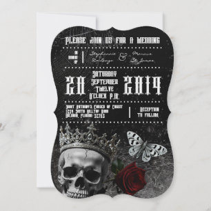 5x7 Wedding Invitation Haunting Adeline Zade Meado