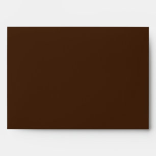 5x7 WT Cherry Blossom Brown Dark Pink Envelope