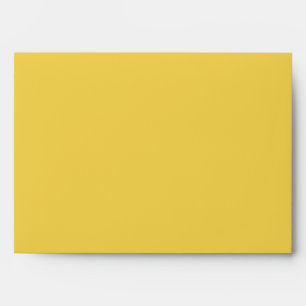 5x7 Yellow Outside Polka Dot Inside Envelope