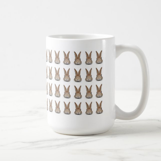60羽のうさぎの顔 COFFEE MUG (Right)