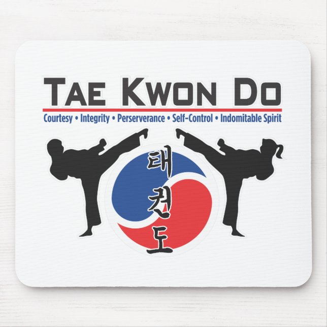 600-2 Tae Kwon Do Mouse Pad (Front)
