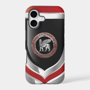 [600] Assyrian Winged Lion - Silver Lamassu