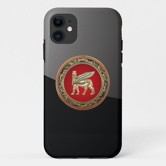 [600] Babylonian Winged Bull Lamassu [3D] Case-Mate iPhone Case (Back)